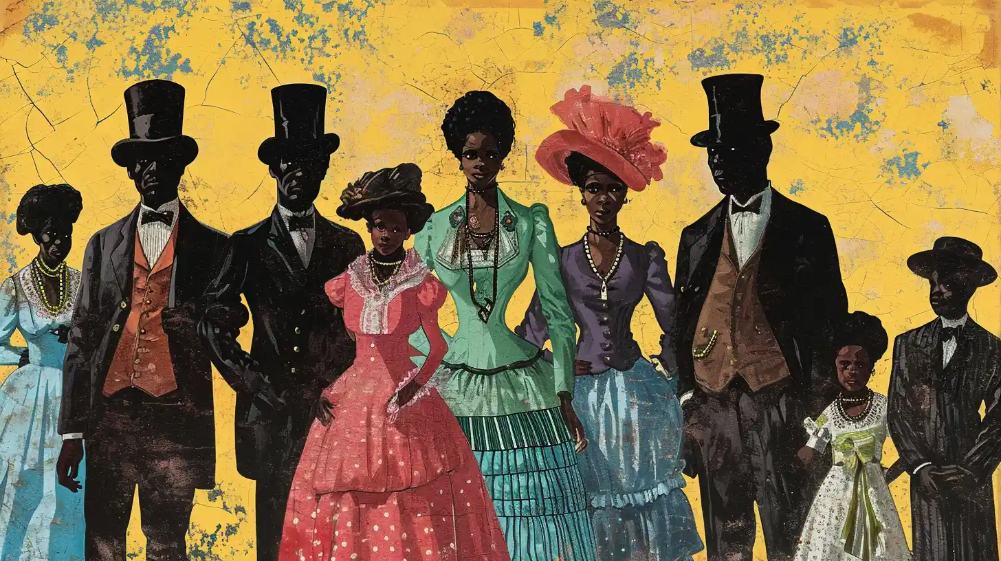 © History Oasis Happy Black People 1800s