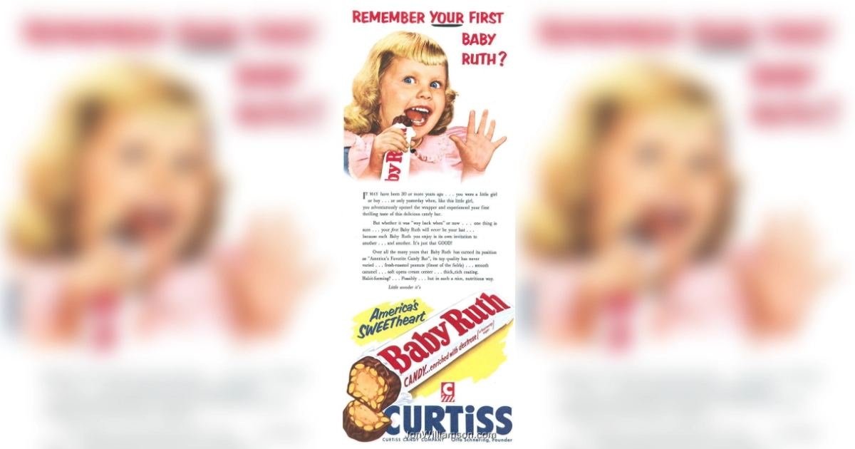 Baby Ruth Vintage Ad