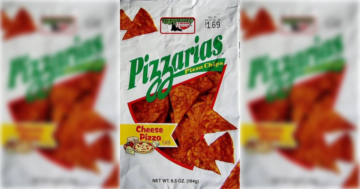 Keebler Keebler Pizzarias Cheese Pizza flavor pizza chips bag