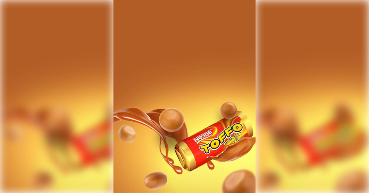 Nestle Nestle Toffo toffee roll pack with chocolate splash