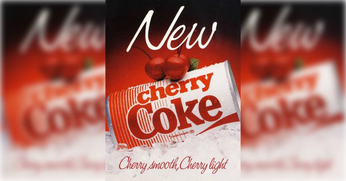 Cherry Coke Vintage Ad New