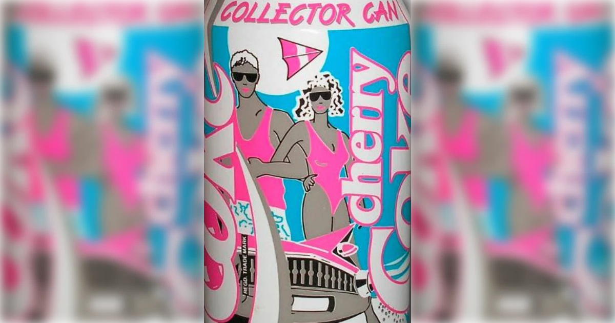 Cherry Coke Art Can
