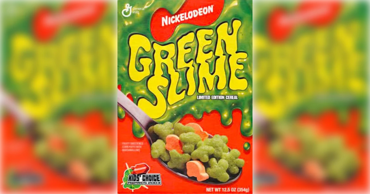 General Mills Green Slime Cereal