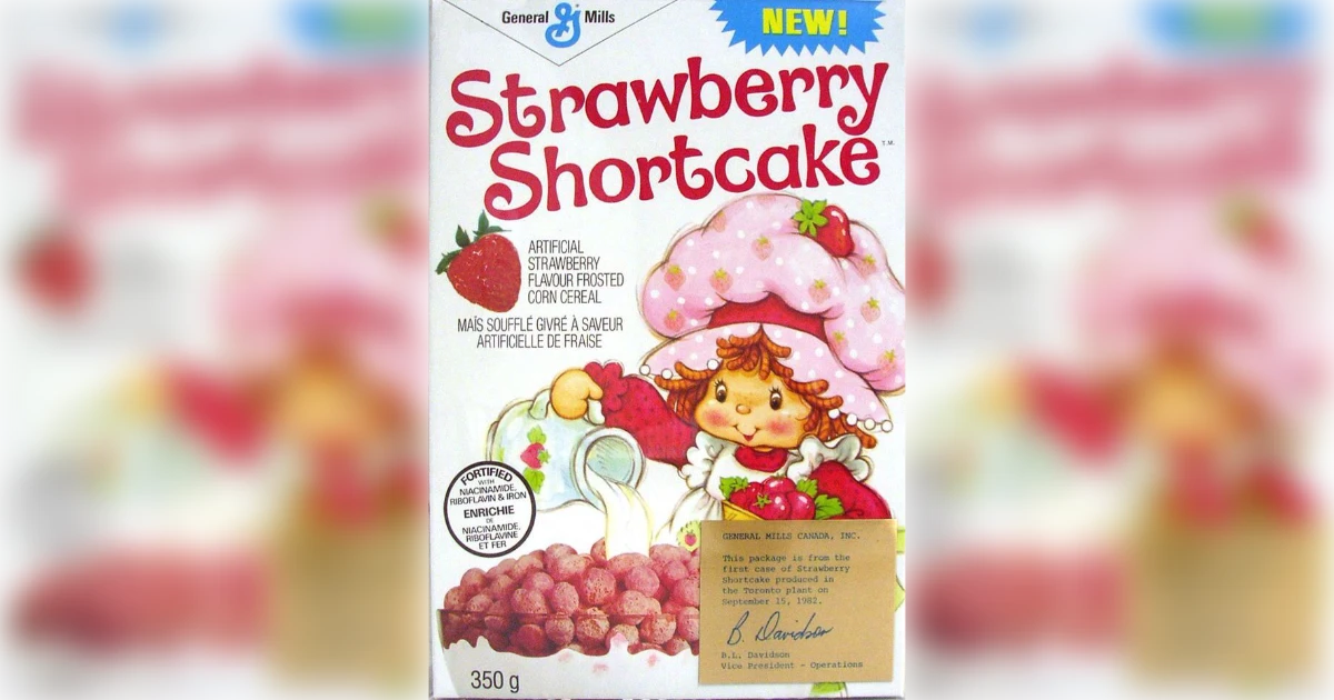 General Mills Strawberry Shortcake Cereal
