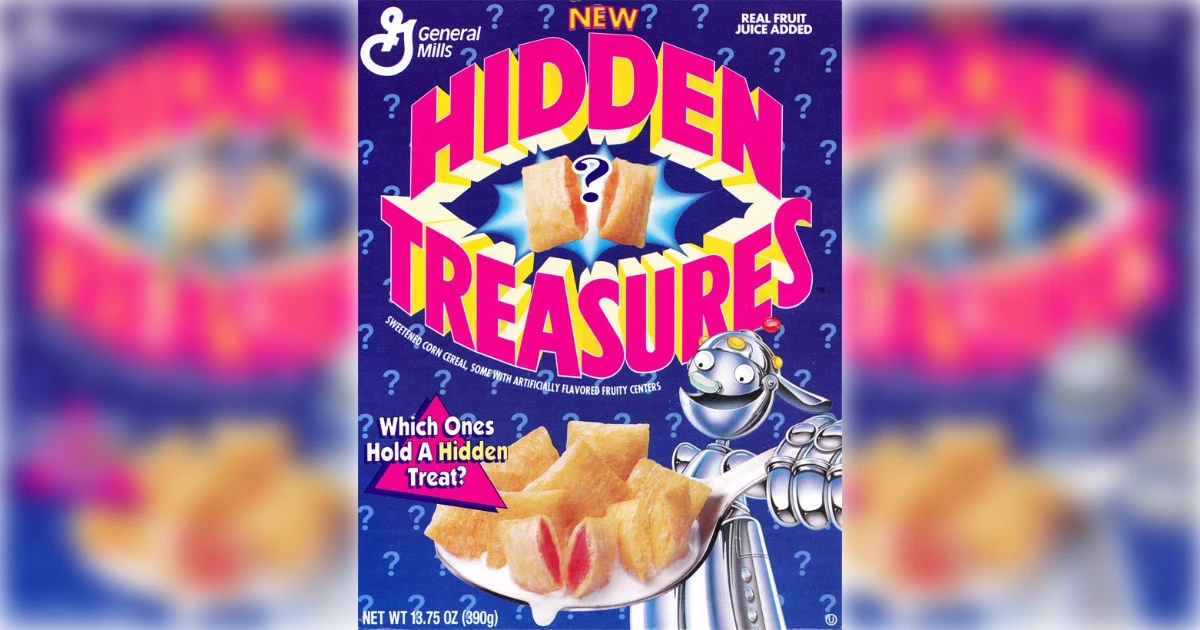 General Mills Hidden Treasures Cereal