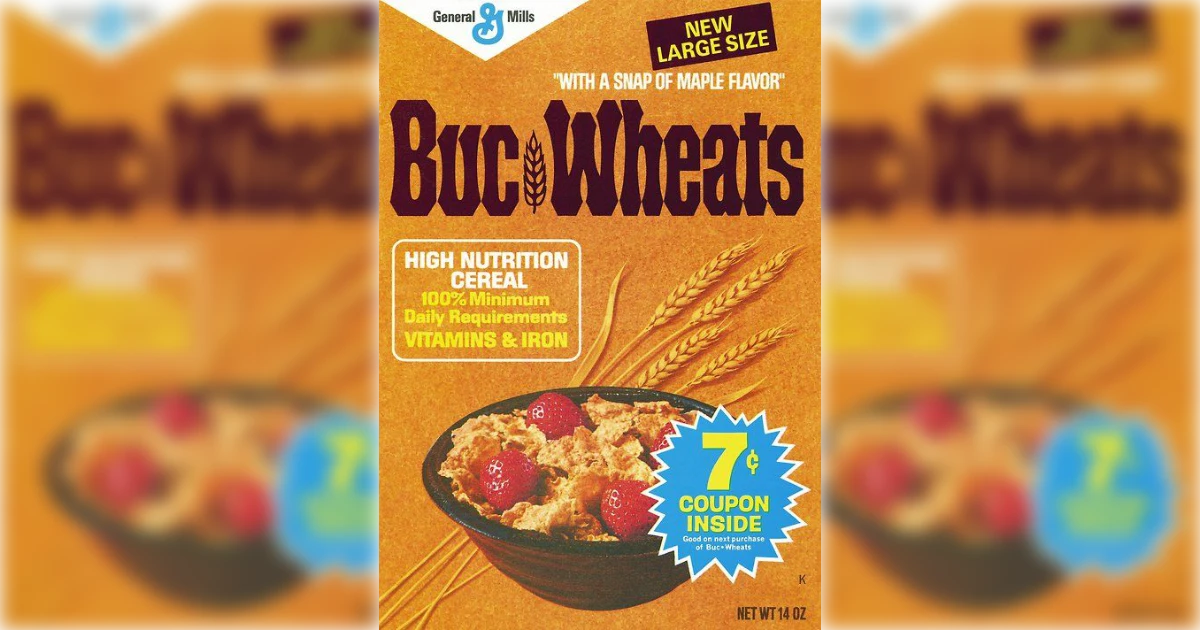 General Mills General Mills Buc Wheats maple flavor cereal box front