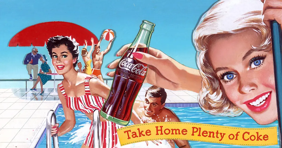 Coca Cola 20 1950s Ad
