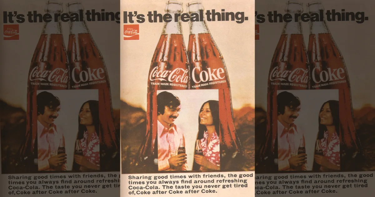 Coca Cola Ad India 20 1960s