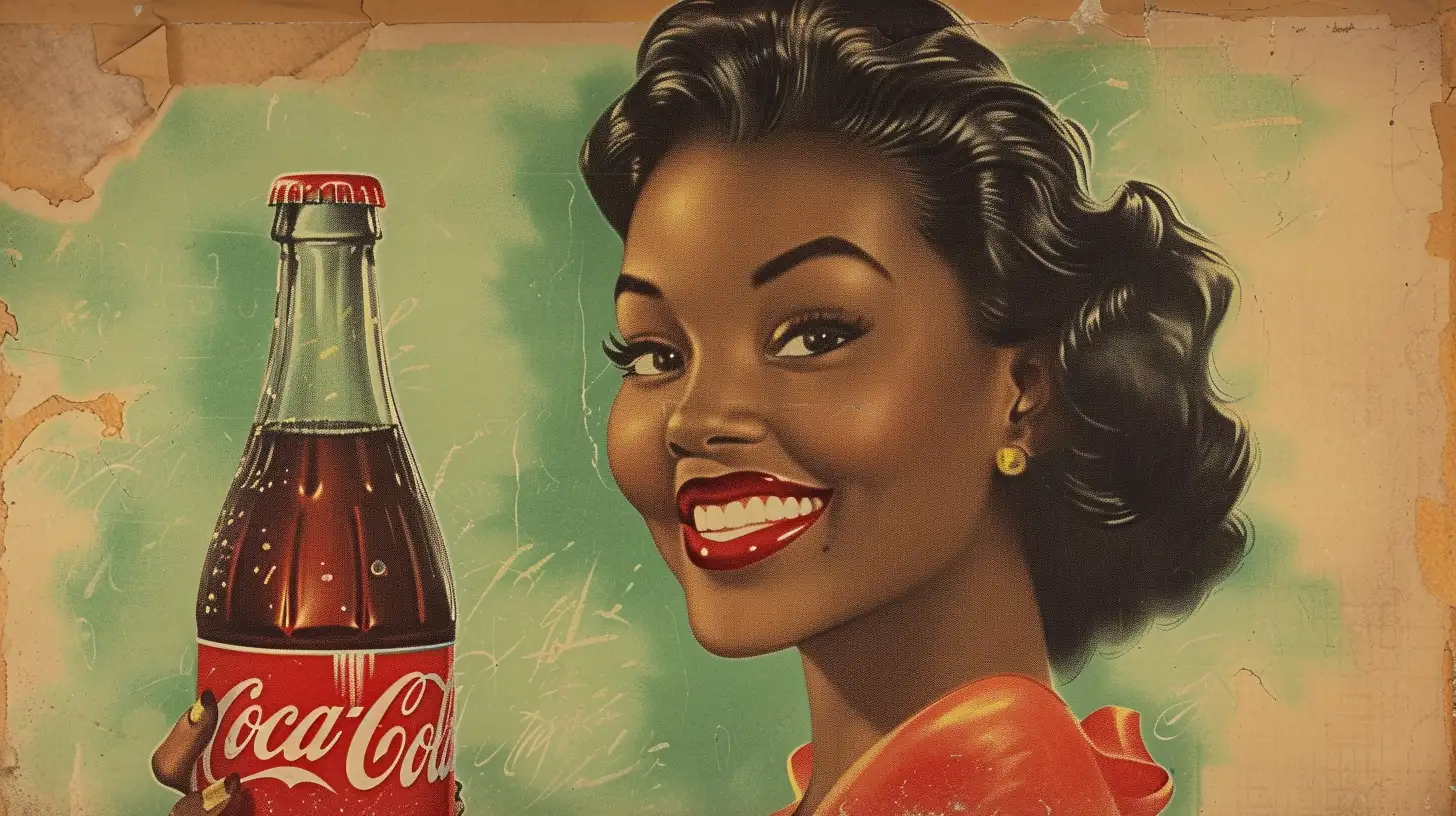 Coca Cola Bottle Black Woman 1930s