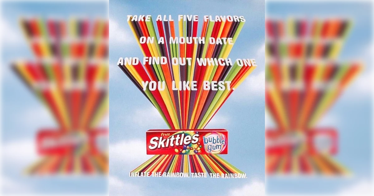 Mars, Inc Skittles Bubble Gum Ad