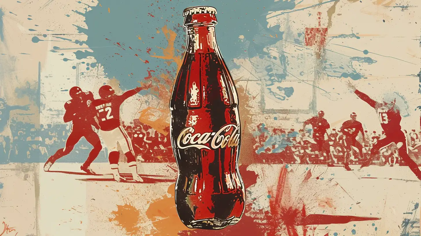 An NFL Game Coca Cola Bottle