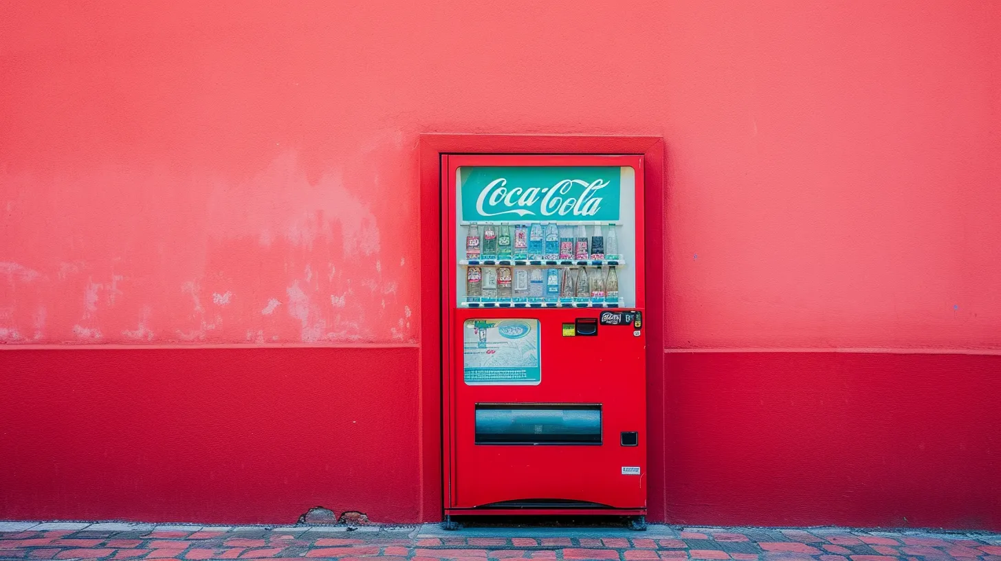 A Coca Cola Vending Machine