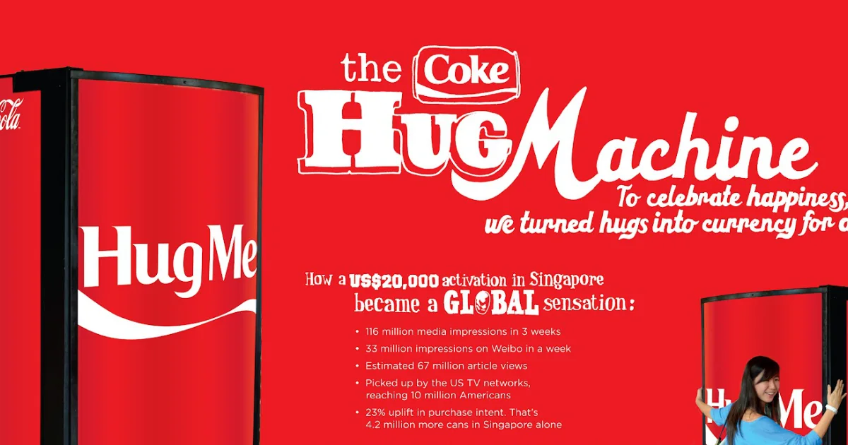 The Coke Hug Machine Ad