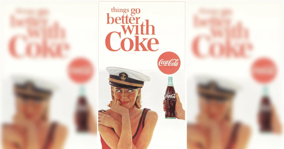 Things Go Better With Coke 20 Sailor Girl Ad