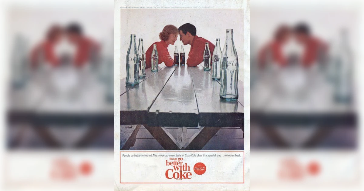 Things Go Better With Coke 20 Couple Ad