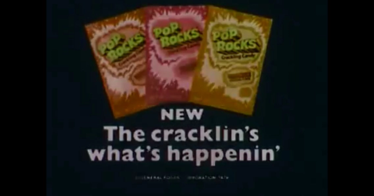 General Foods Pop Rocks Vintage Commercial
