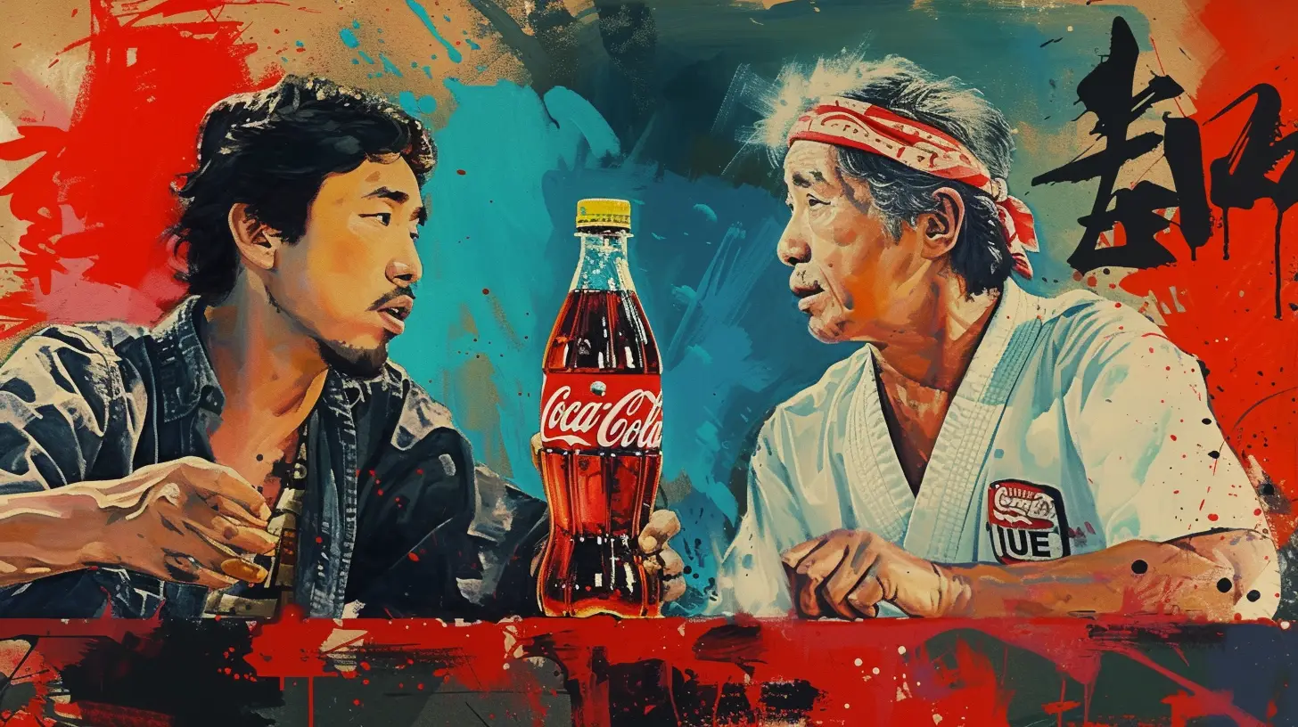 A Scene From The The Movie The Karate Kid