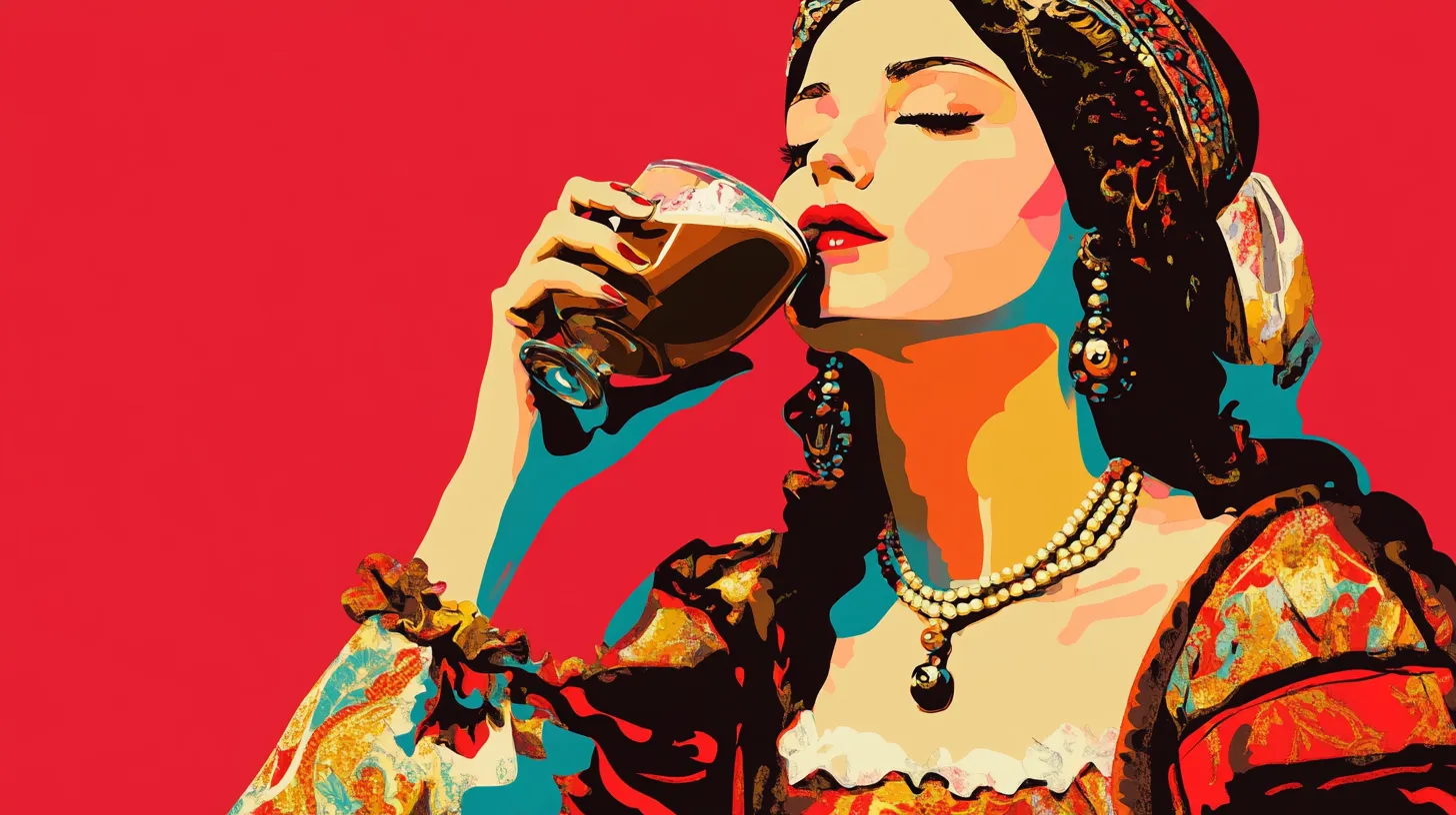 Spanish Princess Drinking Chocolate
