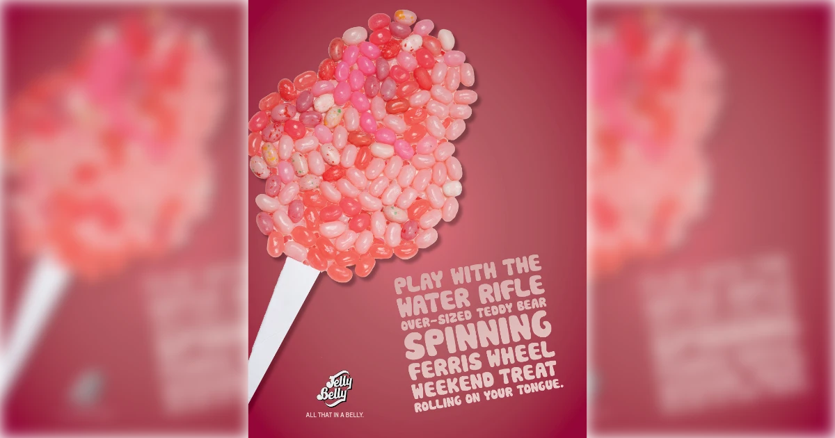 © History Oasis Jelly Belly Cotton Candy Ad