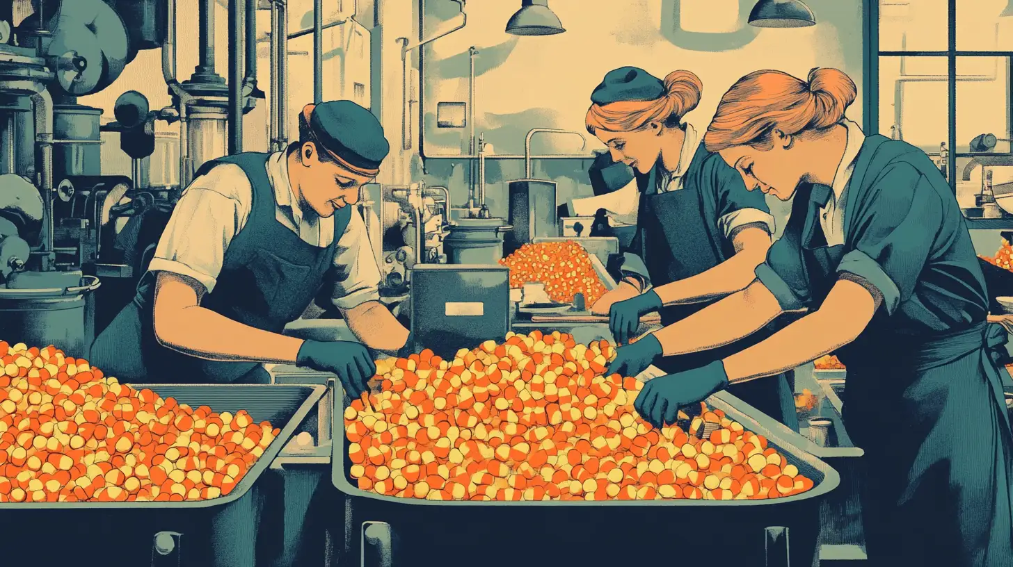 © History Oasis Candy Corn Production