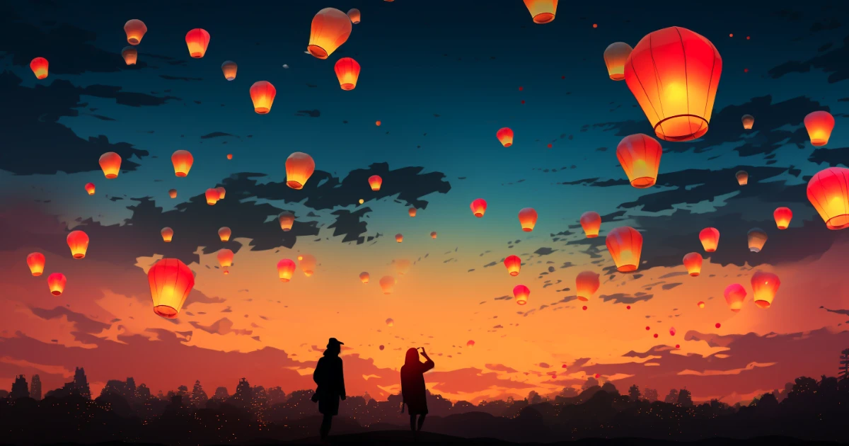 © History Oasis Sky Lanters 20 Modern Day