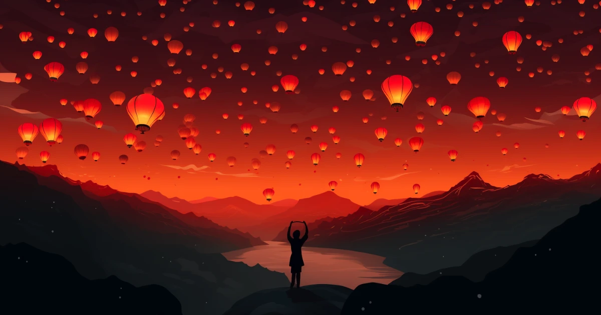 © History Oasis Sky Lanterns 20 Many