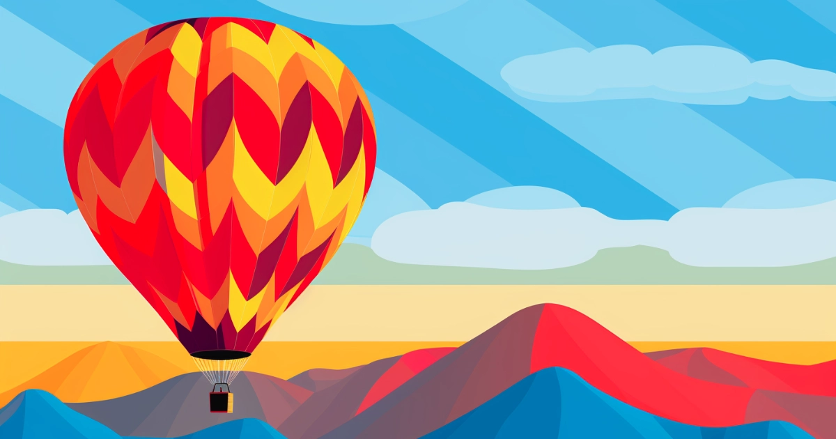 © History Oasis Modern Hot Air Balloon