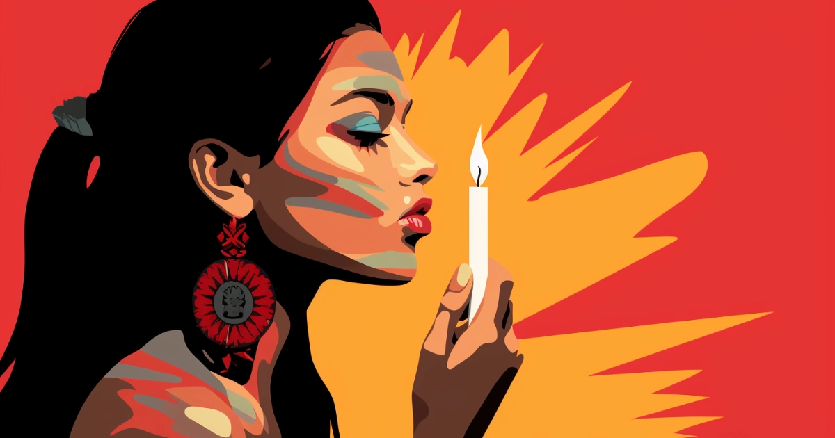 © History Oasis Aztec Girl 20 Candle