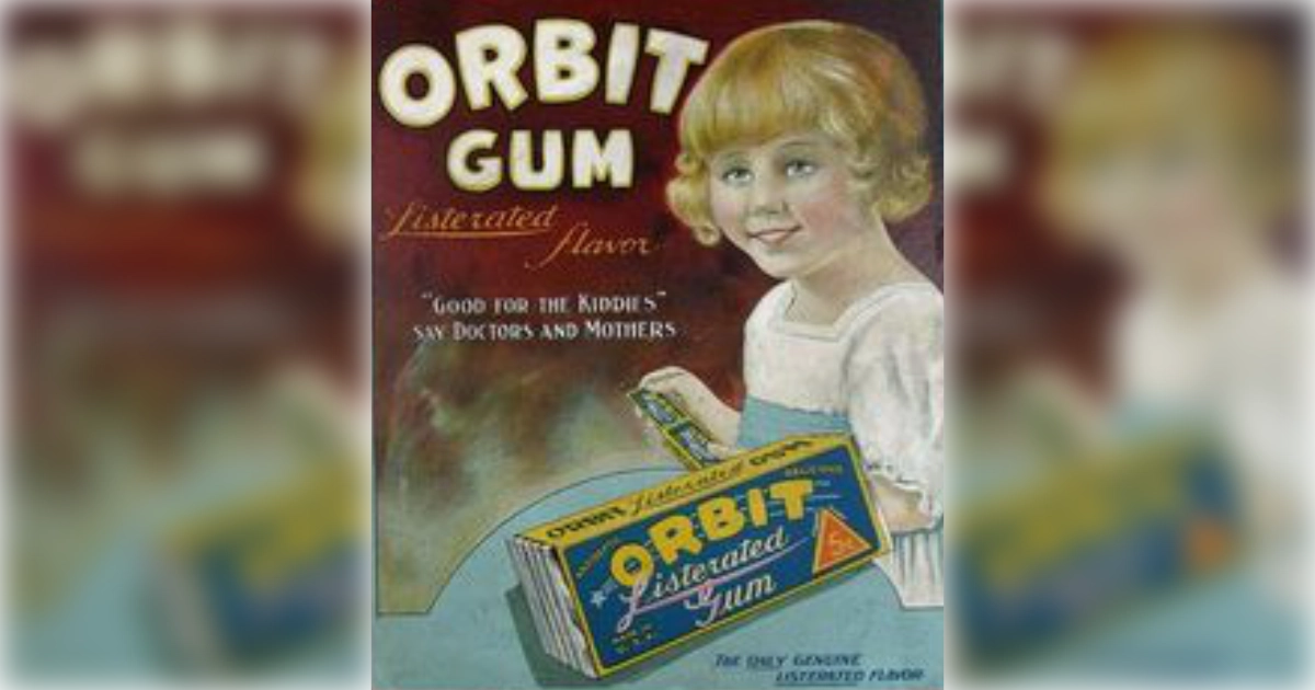 Wrigley's Orbit Gum Vintage Ad