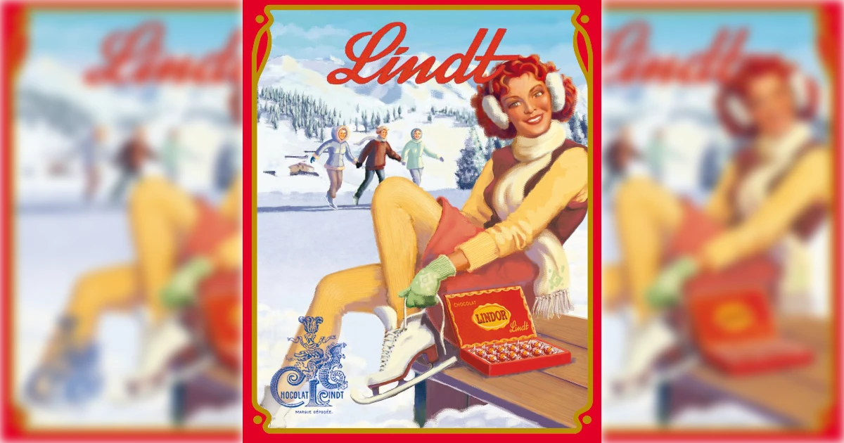 Lindt Vintage Ad