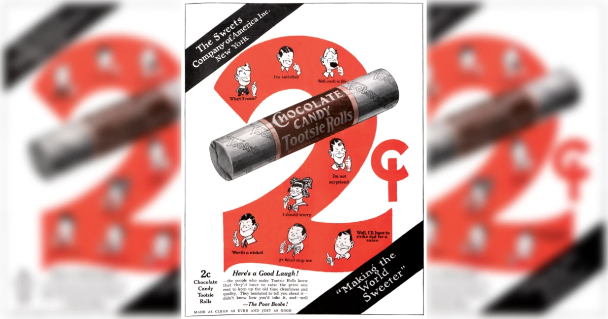 Tootsie Roll Original Tootsie Roll Ad