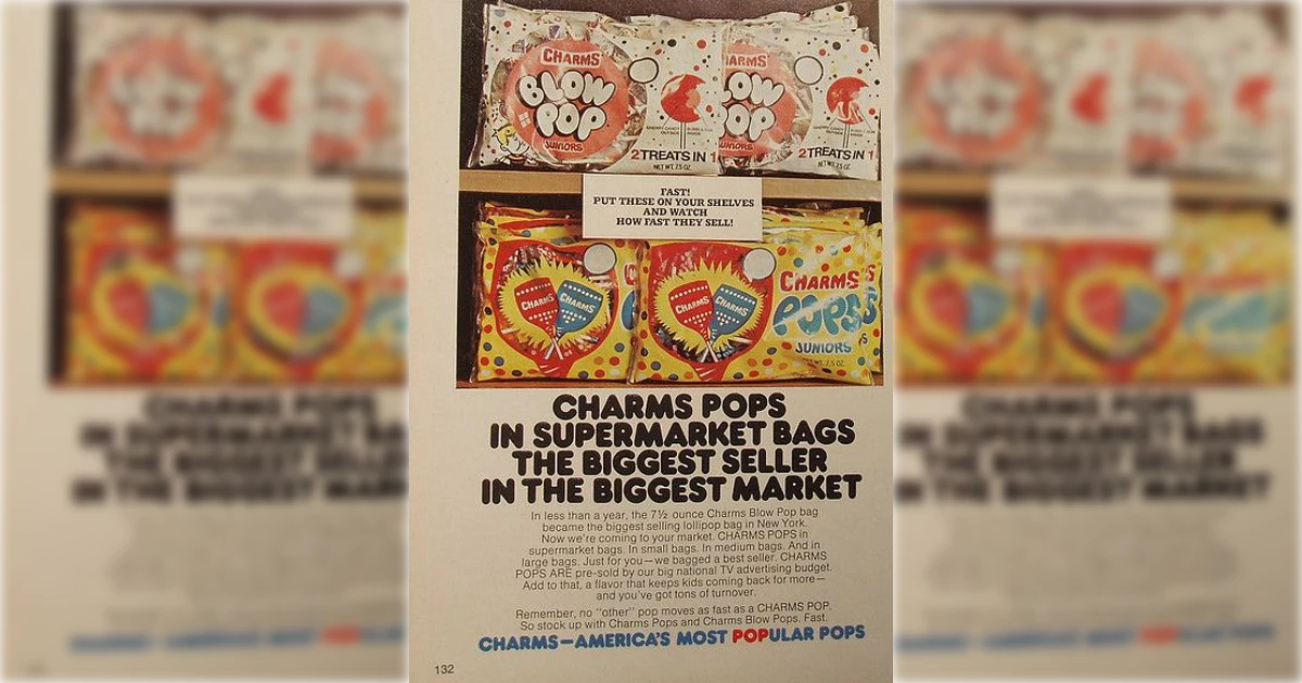 Blow Pop Vintage Ad