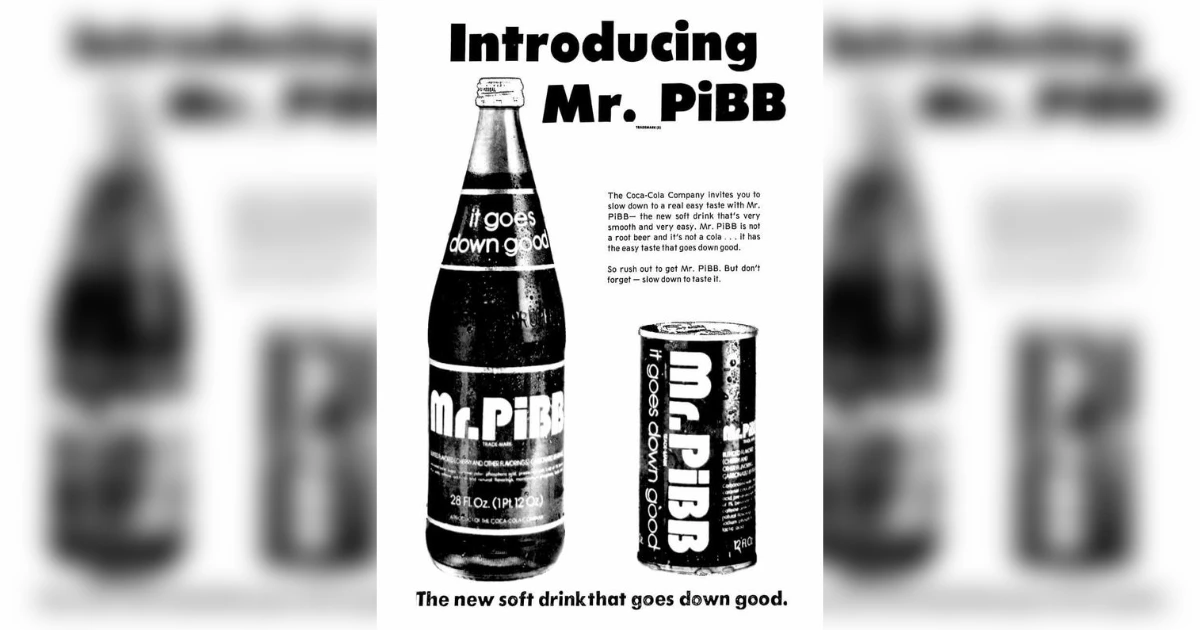 Introducing Mr. Pibb
