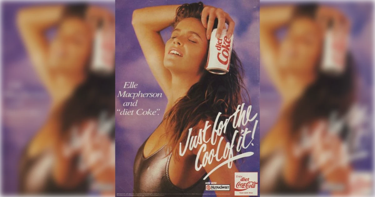 Elle Macpherson Just for the Cool of It Diet Coke ad