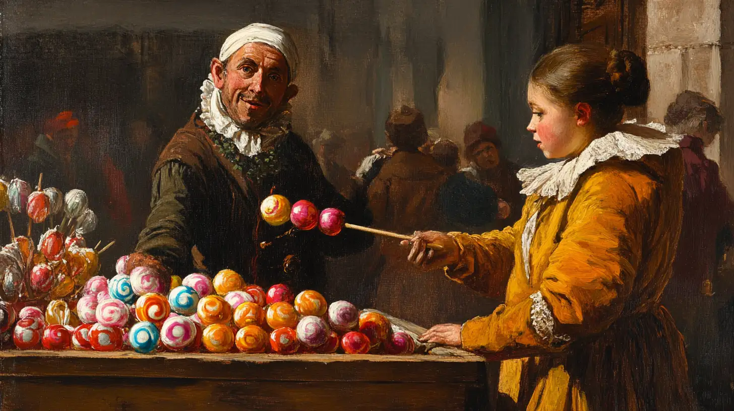 Lollipop Street Vendor