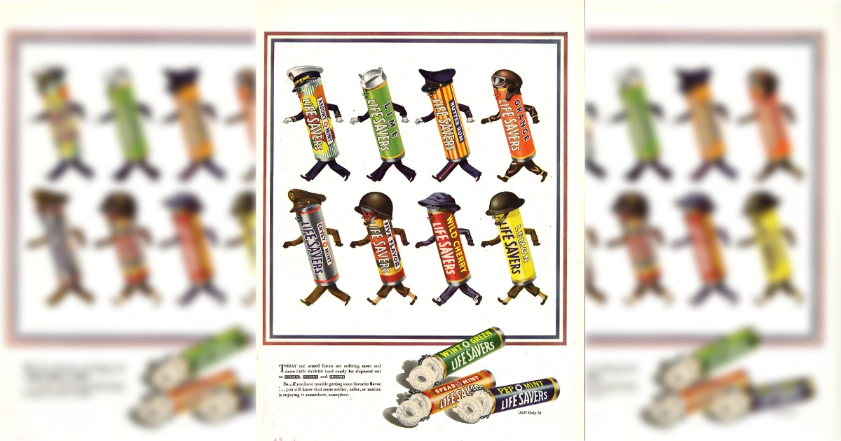 Life Savers Ww2 Ad