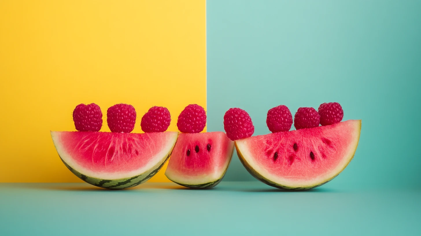 Raspberry And Watermelon