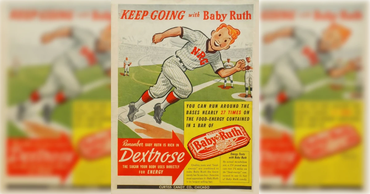 Baby Ruth Baseball Ad