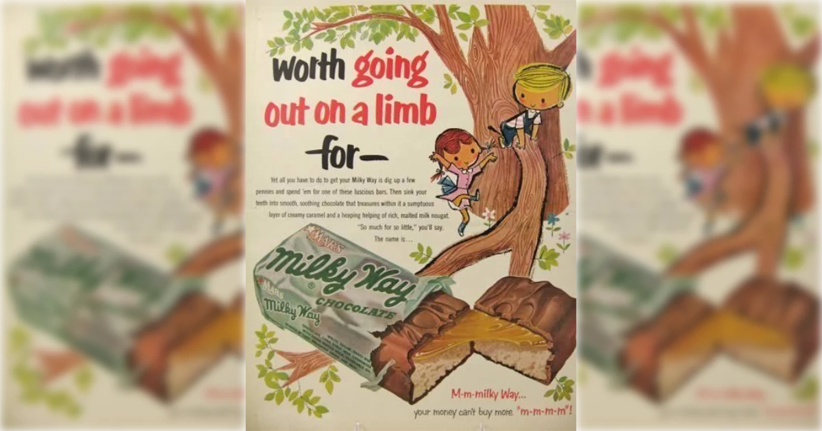 Mars, Inc. Vintage Milky Way Ad