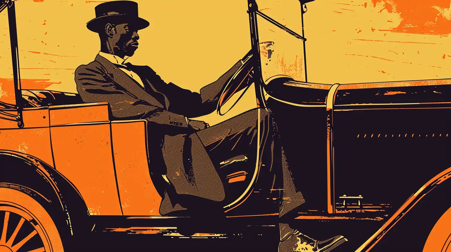 © History Oasis AFRICAN AMERICAN CHAUFFEUR