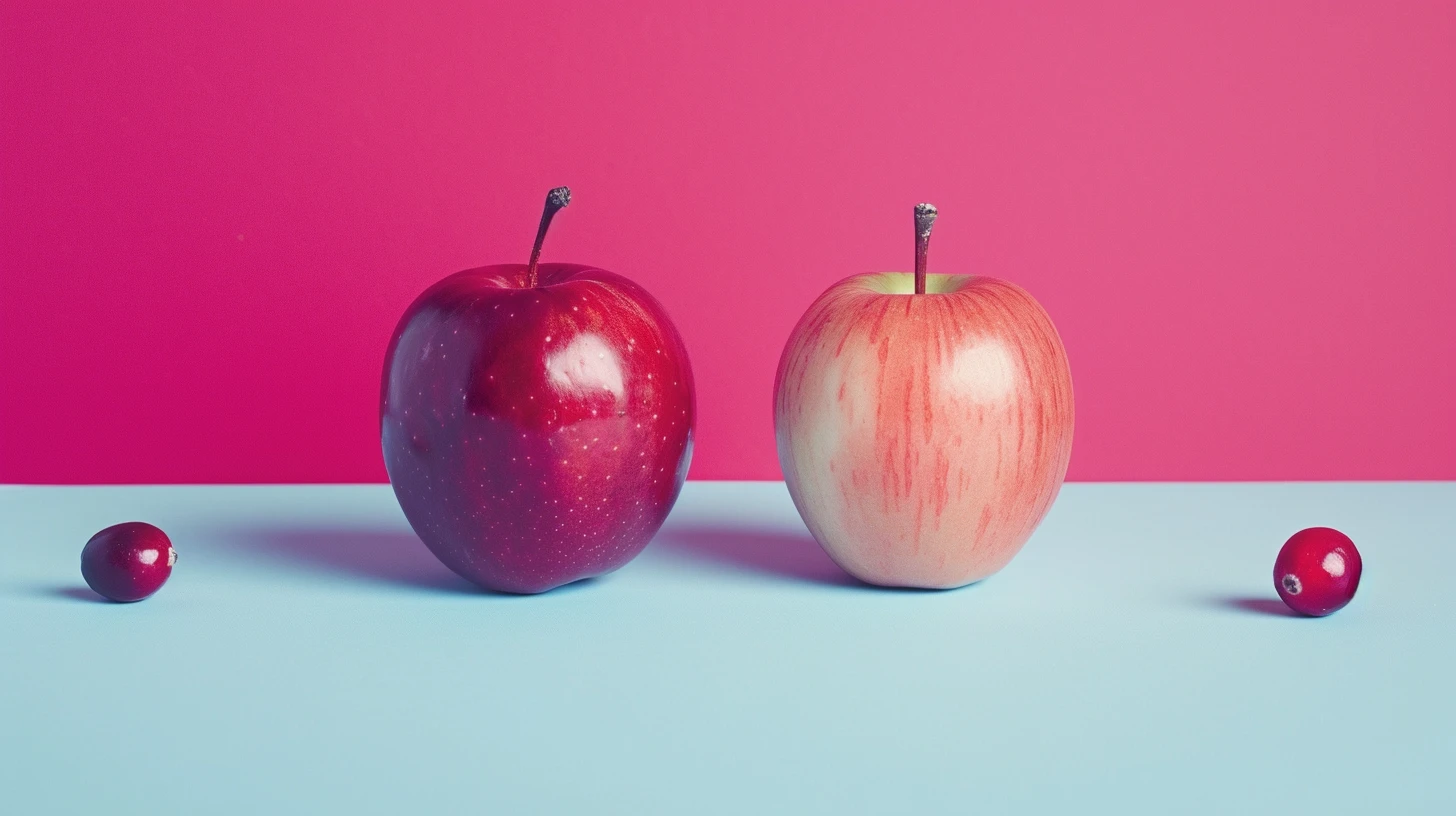 A Cranberry And An Apple Mix