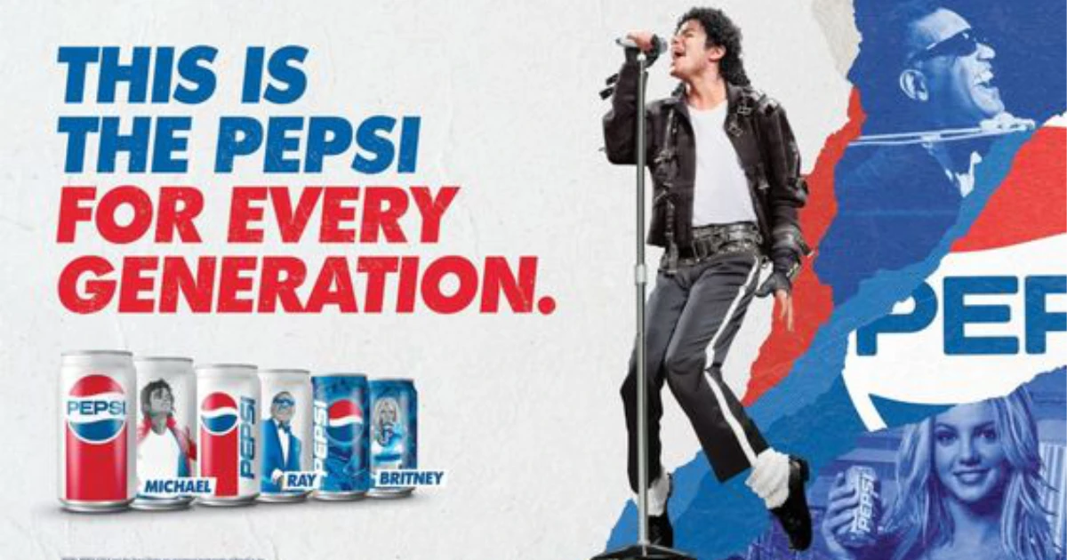 PepsiCo Michael Jackson Pepsi This Is The Pepsi For Every Generation