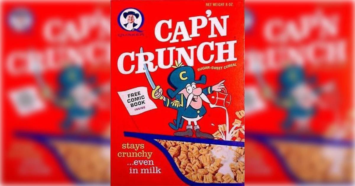 Cap'n Crunch Capncruch Stays Cruchy Box
