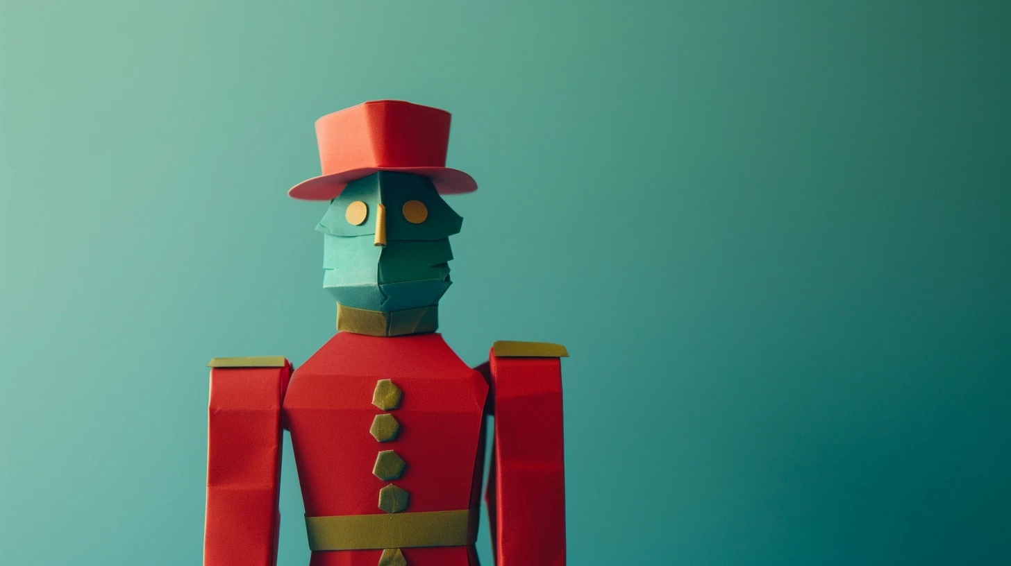 A Paper Toy Soldier