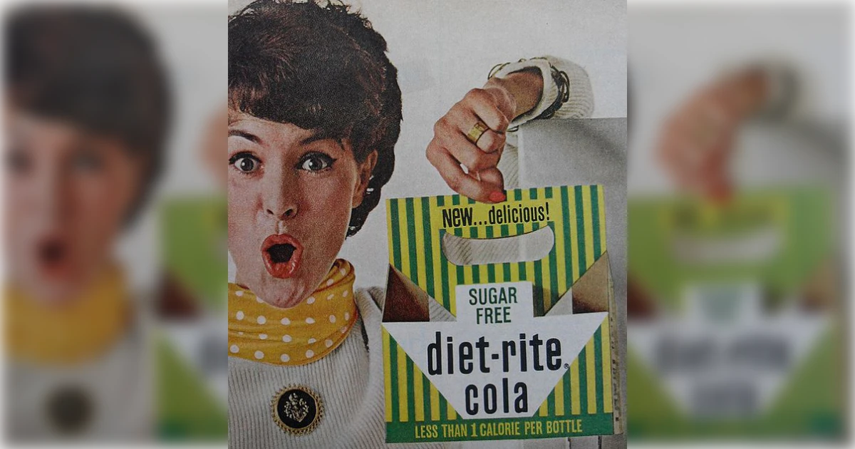 RC Cola Diet Rite Vintage Ad