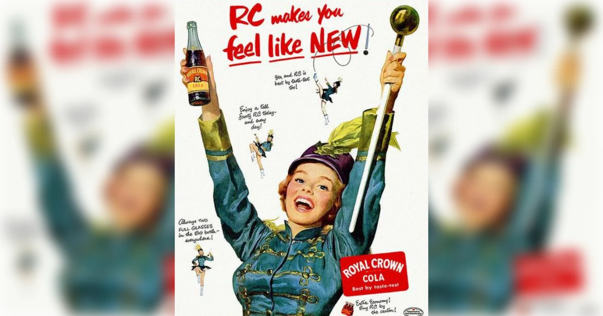 RC Cola Rc Cola Vintage Ad 20 50s