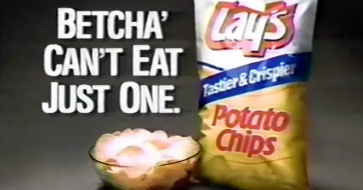 Frito-Lay Betcha 27 Can 27t Eat Just One Vintage Lay 27s Ad