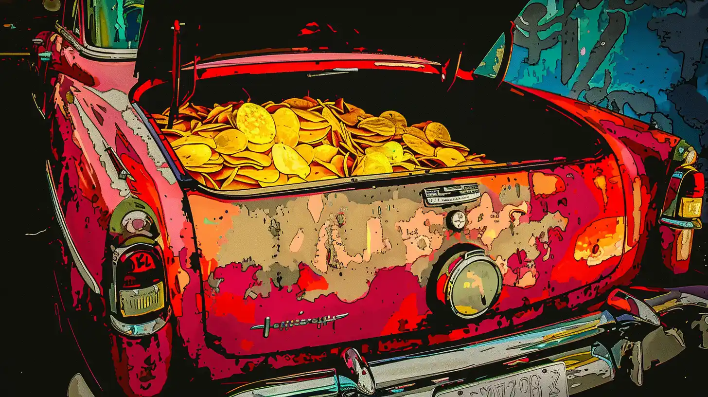 © History Oasis Lay 27s Potato Chips In The Back Of A 1930s Trunk
