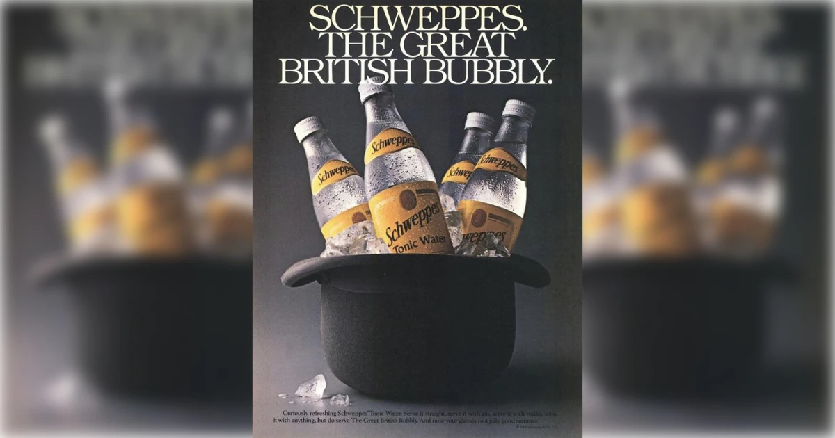 Schweppes Vintage Ad