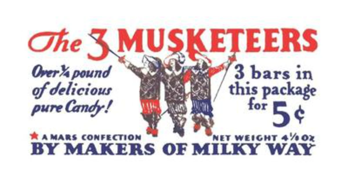 Mars, Inc. 3 Musketeers Bar Vintage Package